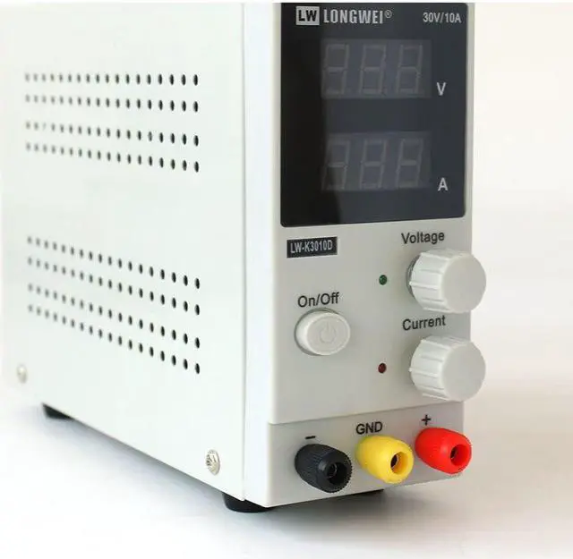 Alt view image 4 of 6 - 30V 10A LED Display Adjustable Switching Regulator DC Power Supply LW-K3010D Laptop Repair Rework 110v - 220v