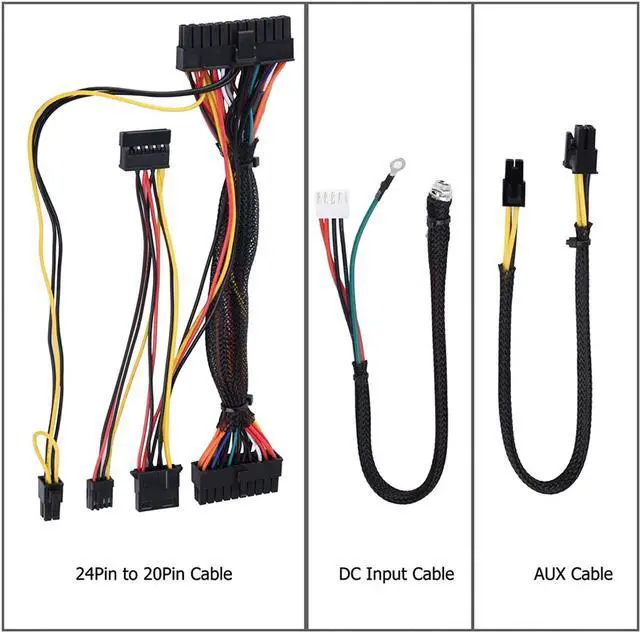 Alt view image 4 of 7 - Fockety Power Supply Module 12V, PC DC 12V 300W Power Supply Module, Portable for Mini-Itx Computer 1U Case