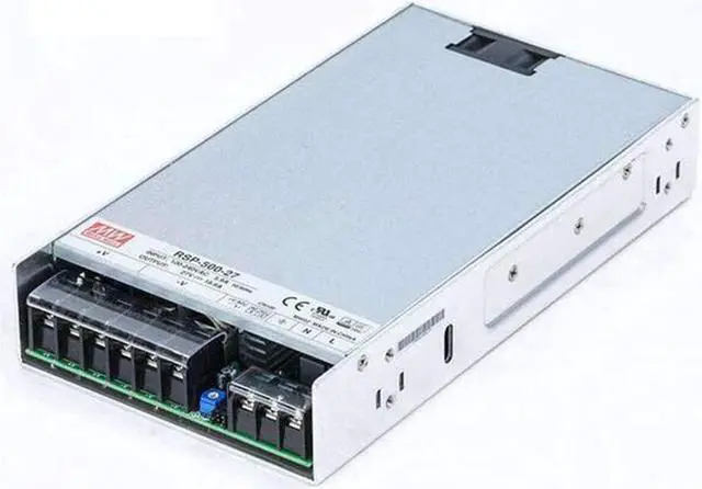 Main image of MW Mean Well Enclosed Type RSP-500W-12/15/24/27/3.3/4/48/5V PFC RSP Series 500W Single Output with PFC Function Power Supply (RSP-500-27)