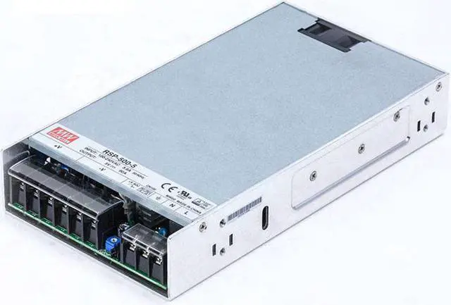 Main image of MW Mean Well Enclosed Type RSP-500W-12/15/24/27/3.3/4/48/5V PFC RSP Series 500W Single Output with PFC Function Power Supply (RSP-500-5)