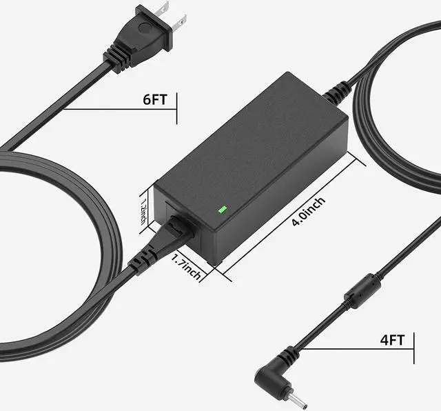 Alt view image 6 of 7 - ZOZO 45W Laptop Charger 19.5V 2.31A Power Adapter for Hp Stream 11 13 14,Elitebook Folio 1040 G1, HP Chromebook 14, Spectre Ultrabook X2, Hp Spectre X360, HP Pavilion 11 13 15, Touchsmart 15 G3 G4