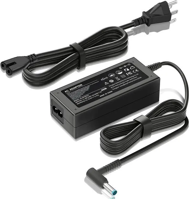 Main image of HP 45W 19.5V 2.31A Laptop Charger for HP Stream 11 13 14, Pavilion, Elitebook Folio, Spectre, Pavilion Touchsmart, Spectre Ultrabook, AC Adapter Power Supply (4.5mm x 3mm)