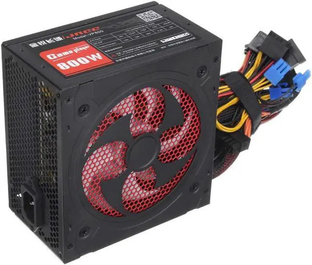 Alt view image 2 of 5 - ZEFS--ESD Compatible 800W Gaming PC Power Supply PFC Silent Fan ATX 20+4pin 12V PC Computer PC Power Supply for AMD Computer for 3D Printer