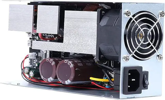 Alt view image 4 of 7 - HaoJieHan 2000W ATX Mining Power Supply PSU,6 Pin for 6 GPU ETH Rig Ethernet Miner-Quiet Cooling Fan,BTC Mining Rig System Mining Power Supply