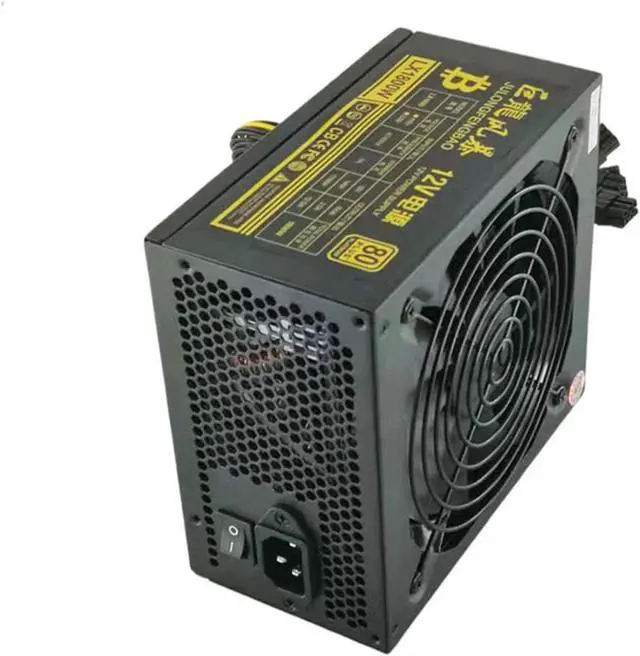 Alt view image 2 of 7 - HaoJieHan BTC Mining Power Supply 2000W ATX PSU Modular Ether Mining PC Power Supply,6/8 Graphics Card 180-264V Power Supply Mining Machine Support