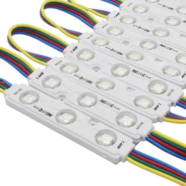 Alt view image 4 of 7 - LED Module Light Window Lights Storefront Lights 200pcs Business Decorative Strip Light 5050 RGB SMD LED with 12V 30A DC Universal Regulated Switching Power Supply Pomelotree
