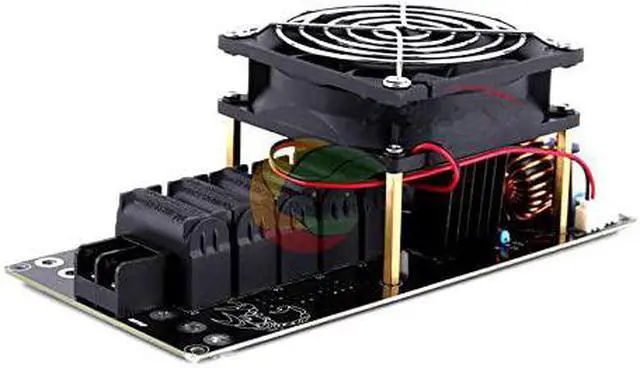 Alt view image 4 of 6 - DC 12V 36V ZVS Tesla Coil Induction Heating Board 1000W 20A Power Supply Module Assembled with Heater Cooling Fan Electronic