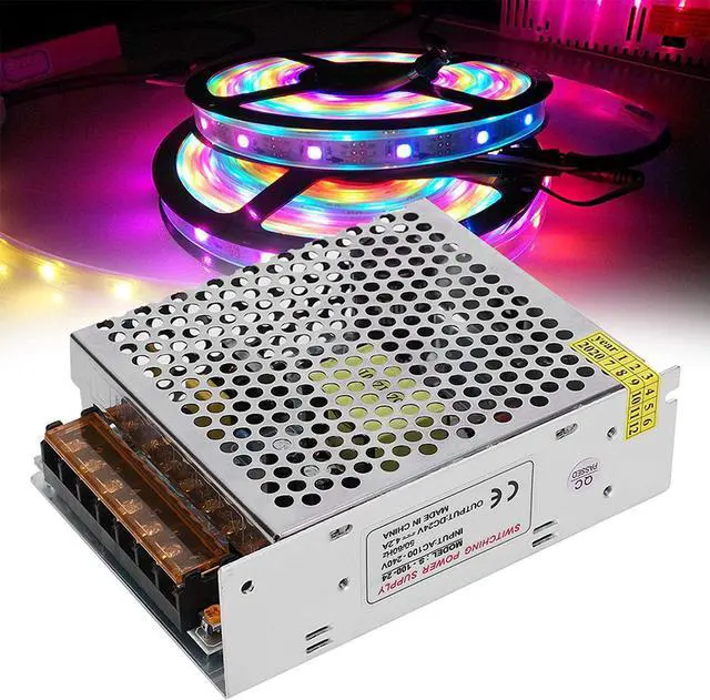 Alt view image 6 of 7 - Switch Power Supply Driver, Protection Function Switching Power Supply Transformer Driver DC24V Stable for Radio Computer Engineering for LED Display CCTV(S-100-24 (24V/4.2A/100W) AC100-240V)