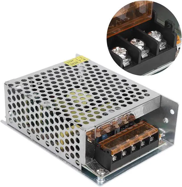 Alt view image 6 of 7 - LED Strip Light Driver, Stable Protection Function Aluminum Alloy Switch Power Supply Driver for LED Display CCTV for Radio Computer Engineering(S-60-24 (24V/2.5A/60W) AC100-240V)