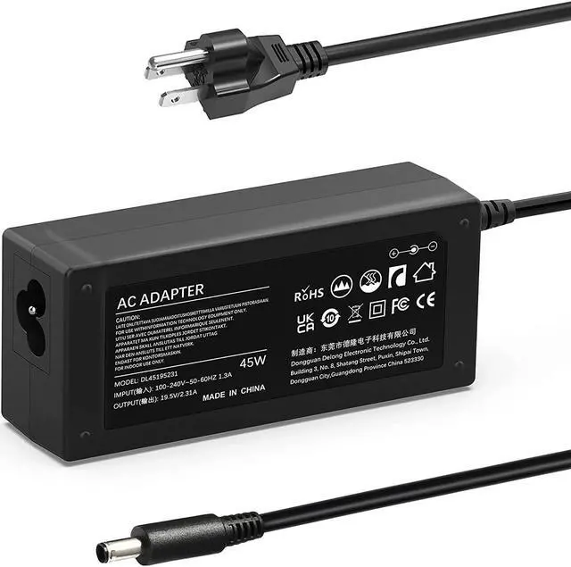 Main image of 45W AC Adapter Laptop Charger for Dell Inspiron 15 3000 5000 7000 Series 3147 3148 3152 3451 3452 3458 3459 5458 5368 5378 5379 5559 5759 7352 7353 7347 7348 7368 7378 Power Supply Cord