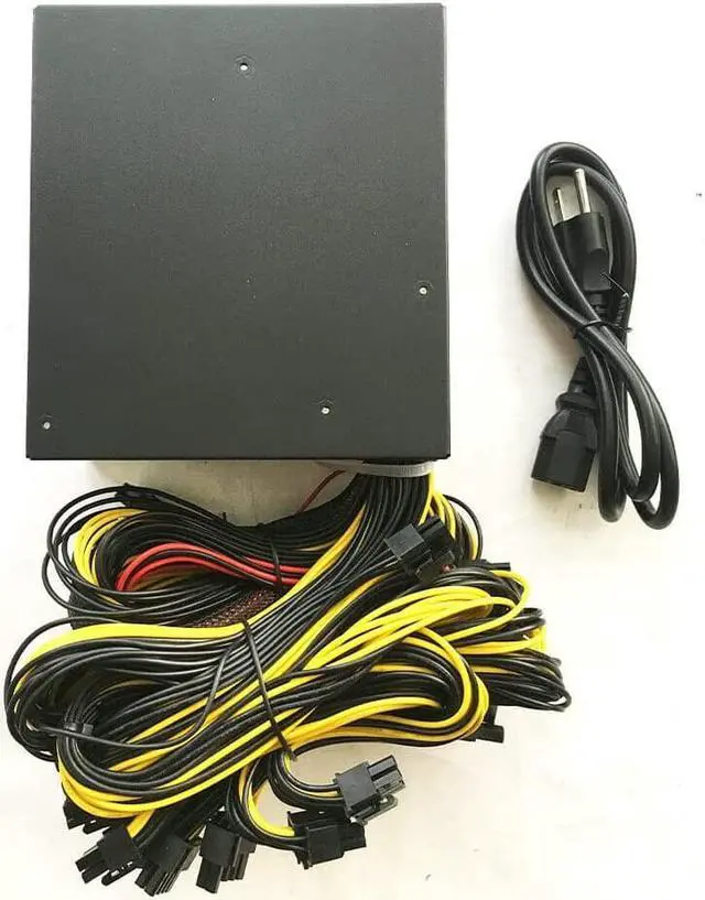 Alt view image 5 of 7 - Paddsun Modular Mining Power Supply 2000W PSU for 8 GPU ETH BTC Rig Ethereum Miner