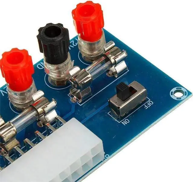 Alt view image 4 of 6 - Taidacent 5 Pcs 24 Pin ATX Adapter Board PC Power Supply Breakout Board Computer Chassis Power Supply ATX Power Board Power Output Terminal