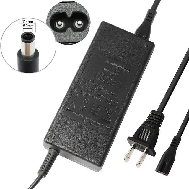 Alt view image 7 of 7 - 90W 19V AC Adapter Dv7 Power Supply Cord Laptop Charger for HP Pavilion Dv4 Dv6 Dv7 G50 G60 G60T G61 G62 G72 2000; HP Compaq 2230s 2510p 2710p 6510b 6515b 8510p 8510w