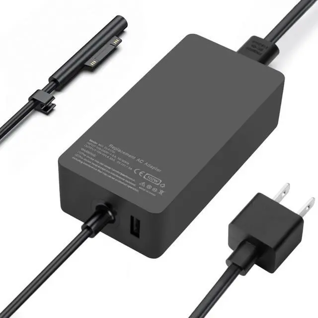 Main image of Surface Book Charger, 102W 15V 6.33A Power Supply AC Adapter Charger for Microsoft Surface Book 2, Surface Pro 7/6/5/4/3, Surface Laptop 3/2, Surface Go, with 6.2ft Power Cord