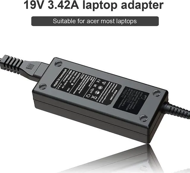 Alt view image 3 of 7 - 135W AC Charger Relacement for Acer Nitro 5 Gaming Laptop AN515-54 AN515-53 AN515-45-r837 135wrger VN7-592 VN7-592g AN5 AN515-41-f3k8 Compatible with Acer Nitro 5 Power Cord