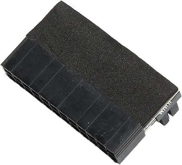 Alt view image 7 of 7 - ATX 24Pin Female to 24pin Male 90 Degree Power Adapter Mainboard Motherboard for Desktops PC Supply Changing The Mounting Direction of Cable(PW-007)