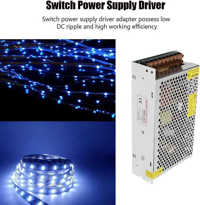 Alt view image 2 of 7 - Aluminum Alloy Switch Power Supply Driver for Computer Engineering(S-240-24 (24V/10A/240W) AC110/220V±15%, pink)