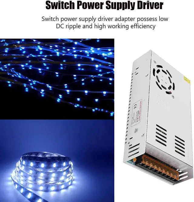 Alt view image 2 of 7 - Aluminum Alloy Switch Power Supply Driver for Computer Engineering(S-480-24 (24V/20A/480W) AC110/220V±15%, pink)