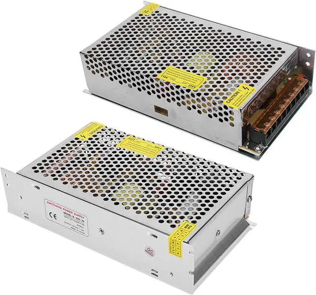 Alt view image 7 of 7 - Aluminum Alloy Switch Power Supply Driver for Computer Engineering(S-240-24 (24V/10A/240W) AC110/220V±15%, pink)
