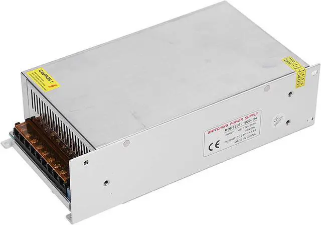 Main image of Aluminum Alloy Switch Power Supply Driver for Computer Engineering(S-1000-24 (24V/41.6A/1000W) AC170-250V, pink)
