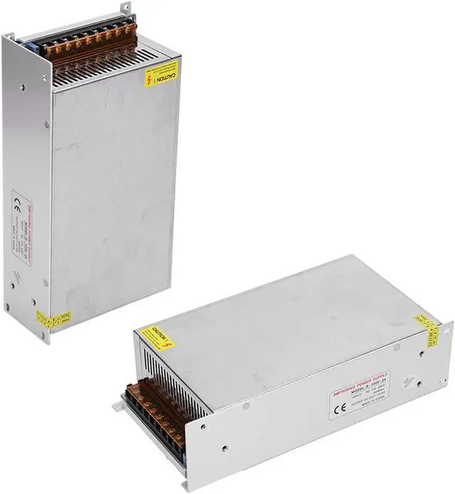 Alt view image 2 of 7 - Aluminum Alloy Switch Power Supply Driver for Computer Engineering(S-1000-24 (24V/41.6A/1000W) AC170-250V, pink)