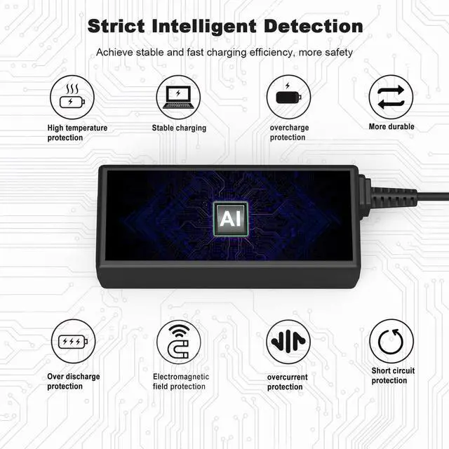 Alt view image 5 of 7 - USB-C Laptop Charger 45W for Acer Charger: Acer Chromebook Spin 311 315 CP311 CP315 CB311 CB315, Chromebook Spin 11 13 15 R13 713 714 715 C721 C732 C733 C933 USB Type C Power Cord, N16Q14 N17Q5 N18Q1