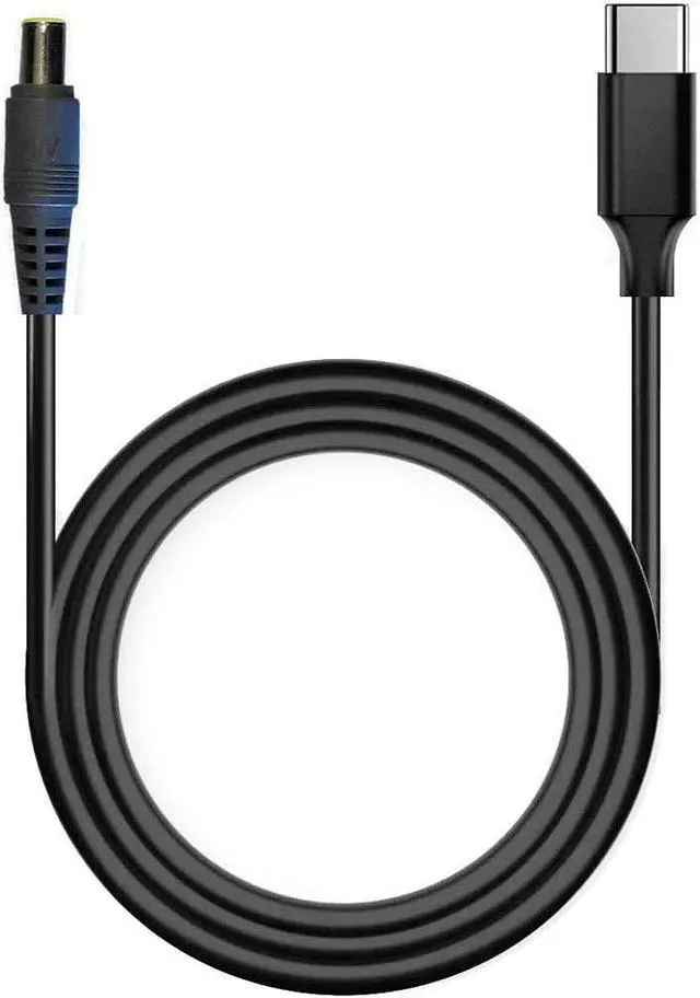 Main image of Round Tip 8.0mm (7.9mm) to PD USB C Charge Adapter Cable Cord for Lenovo ThinkPad 420 SL300 T430 T430u T420 T430i T430s T420i T410i T400 T431s X230 X230i X230t Power Supply 45W 65W