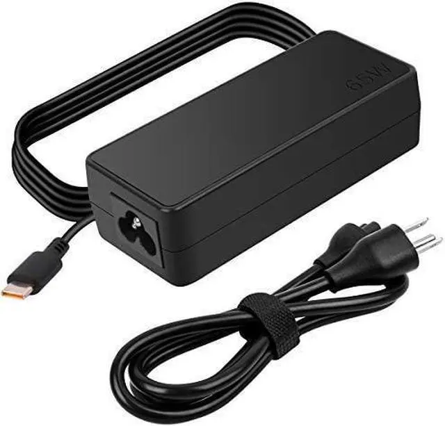 Alt view image 2 of 4 - AC Adapter Fit for Lenovo Chromebook C330 S330 C340 S340 Yoga C930 S730 720 730 910 920 13" IdeaPad 730s, ThinkPad X1 Carbon Charger GX20P92530 4X20M26268 65W USB Type C Laptop Power Supply Charger