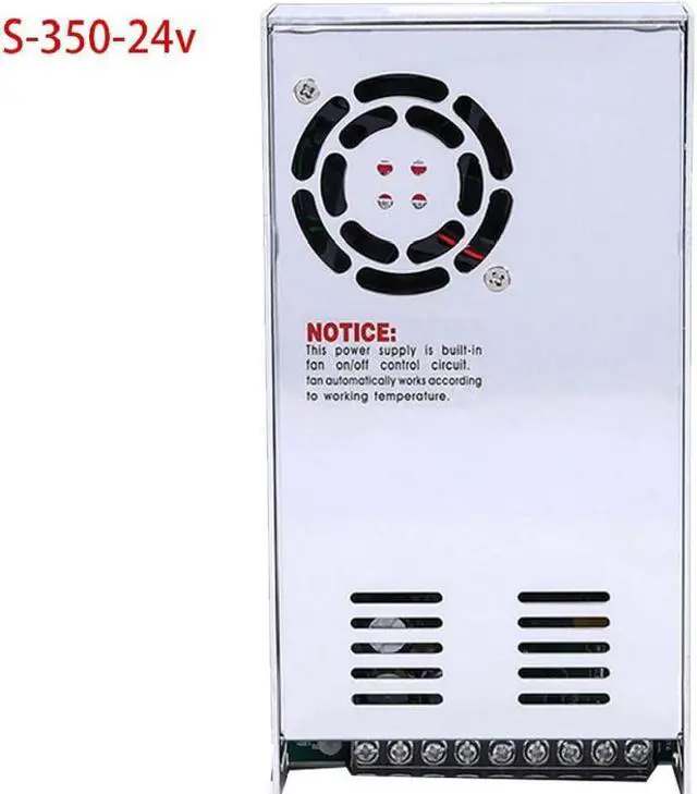 Alt view image 2 of 7 - Universal Regulated Switching Power Supply S-350-24v Power Supply Unit for CCTV Radio Computer Project Silver Power Supply
