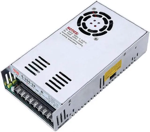 Alt view image 3 of 7 - Universal Regulated Switching Power Supply S-350-24v Power Supply Unit for CCTV Radio Computer Project Silver Power Supply