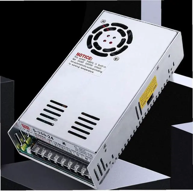 Alt view image 5 of 7 - Universal Regulated Switching Power Supply S-350-24v Power Supply Unit for CCTV Radio Computer Project Silver Power Supply
