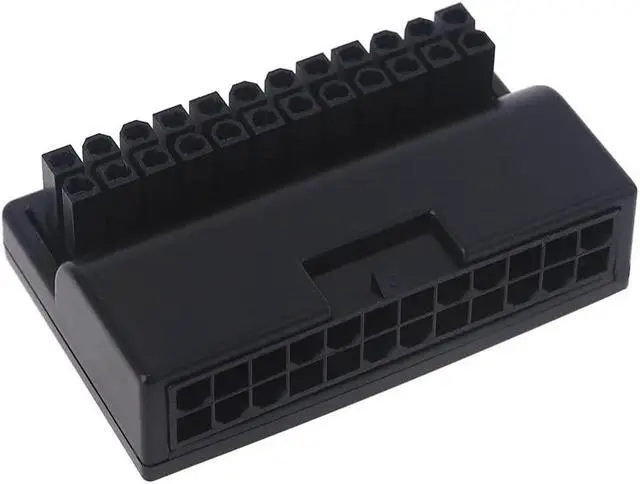 Main image of Kingjinglo 24pin Graphics Card Steering Connector DIY Computer Accessories Wiring Computer Motherboard Power Supply 90 Degree 90 Degree Cable