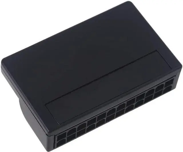Alt view image 5 of 7 - Kingjinglo 24pin Graphics Card Steering Connector DIY Computer Accessories Wiring Computer Motherboard Power Supply 90 Degree 90 Degree Cable
