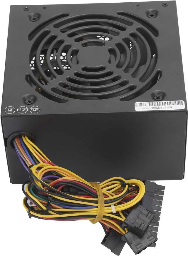 Alt view image 2 of 7 - ATX-250W PC Power Supply, ATX-250W Desktop Computer Rated 250W Power Supply Adjustable 115/230V Low Energy Desktop PC Power Supply(US)