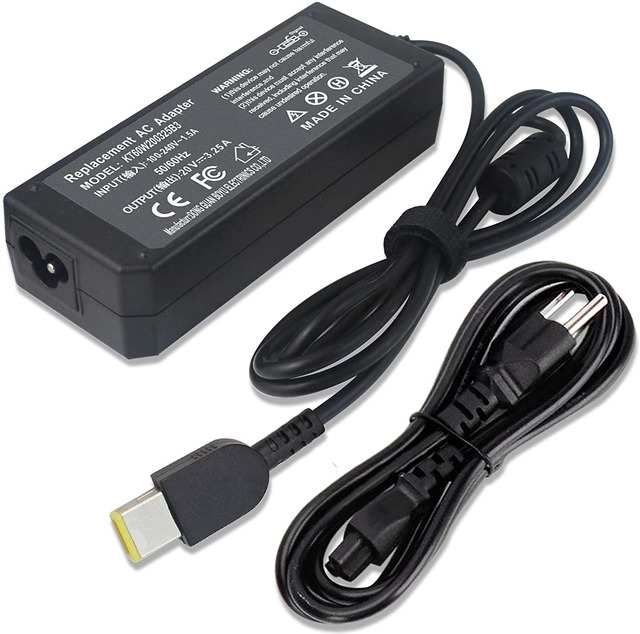 65W Laptop Charger For Lenovo Ideapad/Chromebook/Flex/Yoga – 20V 3.25A AC Adapter, 3-Year Warranty