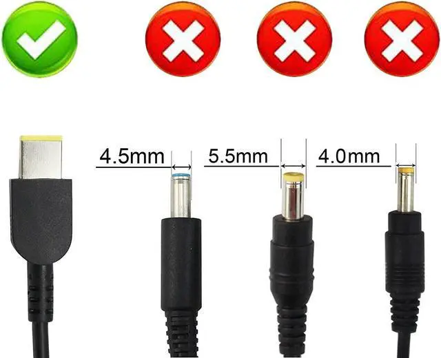 Alt view image 3 of 7 - 65W/45W Docking Station AC Adapter Charger for Lenovo Thinkpad 11e Yoga 11e Chromebook Yoga 2 11 11s 13 2 T430 T440 T440S T450 T460 Ideapad S210 U430 U530 Z40-70 Z50-70 75 80 Laptop Power Supply