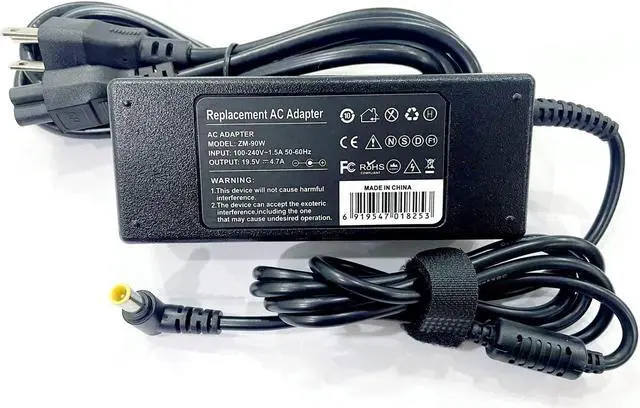 Alt view image 2 of 5 - Laptop AC Adapter Power Supply Charger+Cord for Sony Vaio PCG-71318L PCG-71913L PCG-7192L PCG-R505 PCG-R505BF PCG-R505D PCG-R505DF PCG R505DFK PCG-R505DL PCG-R505DLK PCG-R505DS PCG-R505DSK PCG R505E