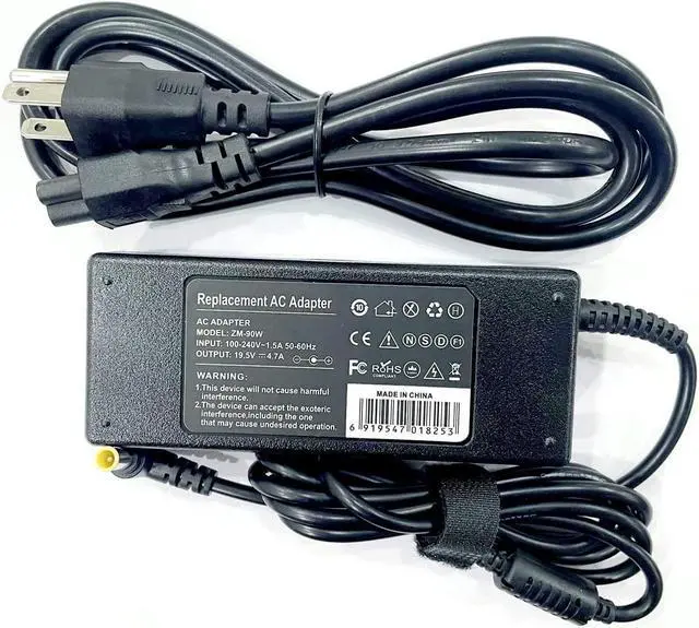 Alt view image 3 of 5 - Laptop AC Adapter Power Supply Charger+Cord for Sony Vaio PCG-71318L PCG-71913L PCG-7192L PCG-R505 PCG-R505BF PCG-R505D PCG-R505DF PCG R505DFK PCG-R505DL PCG-R505DLK PCG-R505DS PCG-R505DSK PCG R505E
