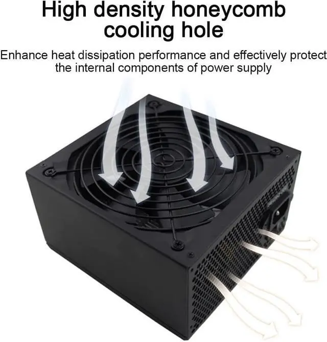 Alt view image 6 of 7 - Mining Power Supply Computer Power Adapter, 1800W Gpu Mining Power Supply Chassis Multi-Output Power Switching Power Supply Supply Graphics Card