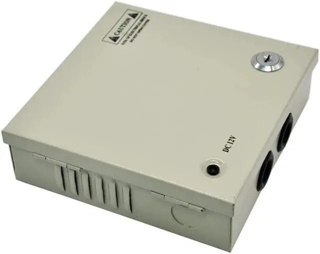 Alt view image 5 of 6 - kdajhag AC 100~240V to DC 12V 3A 36W Output 4 Channels CCTV Power Supply Box for Cameras