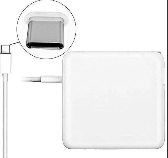 Alt view image 3 of 7 - Mac Book Charger,61W USB C Power Adapter Replacement for Mac Book Pro with 13 After 2016 and Mac Book Air 2018,Compatible with Samsung,Nintendo Switch,Lenovo,ASUS,Dell USB-C Port