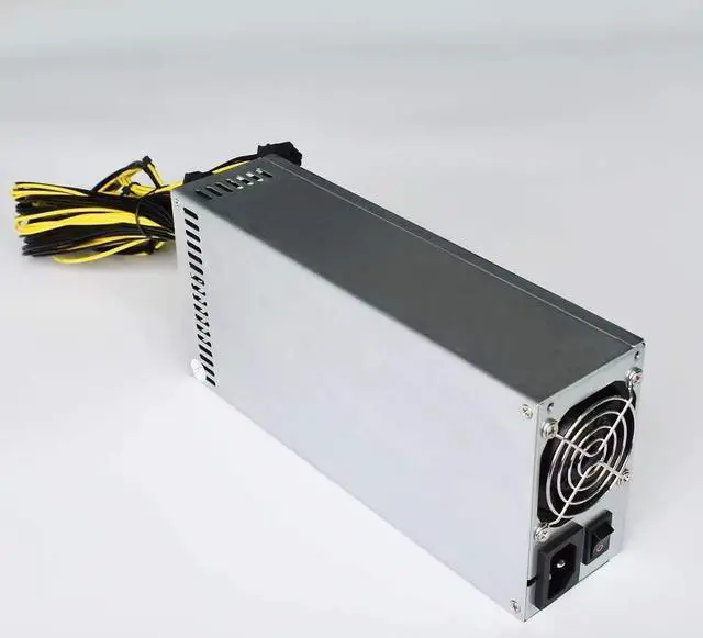 Alt view image 2 of 7 - Miner Power Supply PSU 1800w 2U Modular PSU 100V-240V Input 10x6Pin for S9 or L3+ or Z9 Mini or D3 w