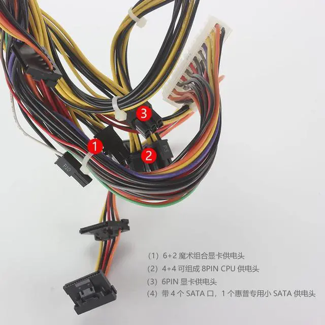 Alt view image 3 of 3 - for 500W Power Supply 746177-002 Desktop Computer for DPS-500AB-20A