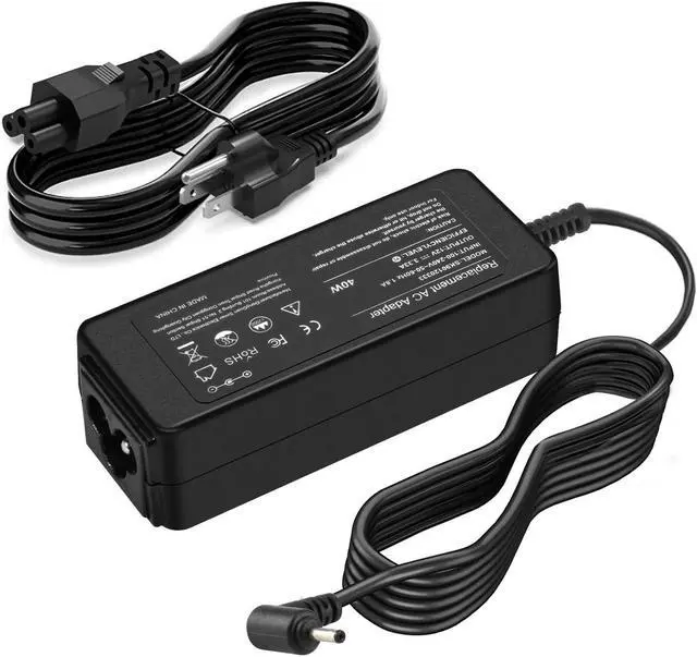 Main image of 40W Replacement Ac Adapter for Samsung Chromebook 303c 503c 500c 300T 500T 700T Xe303c12 Xe500c12 Xe500c13 Xe503c12 Xe503c32 Samsung 11.6" Chromebook Laptop Charger Power Supply Cord