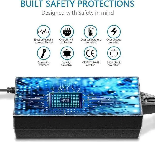 Alt view image 3 of 7 - 65W for Surface Pro Charger Laptop Charger 15V 4.0A Power Supply Adapter Compatible with Surface Pro 3/4/5/6/7 for Microsoft Surface Book Laptop/Tablet Works with 65W&44W&36W&24 by Uflatek