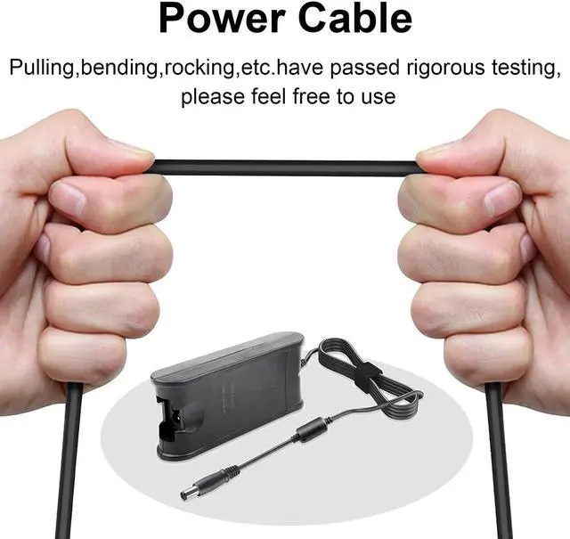 Alt view image 7 of 7 - Fancy Buying Laptop AC Adapter/Power Supply/Charger+US Power Cord for Dell Latitude 131L 505 D400 D410 D420 D430 D500 D505 D510 D520 D530 D531 D540 D600 D610 D620 D630 D631 D830N PP05L PP05S PP10L