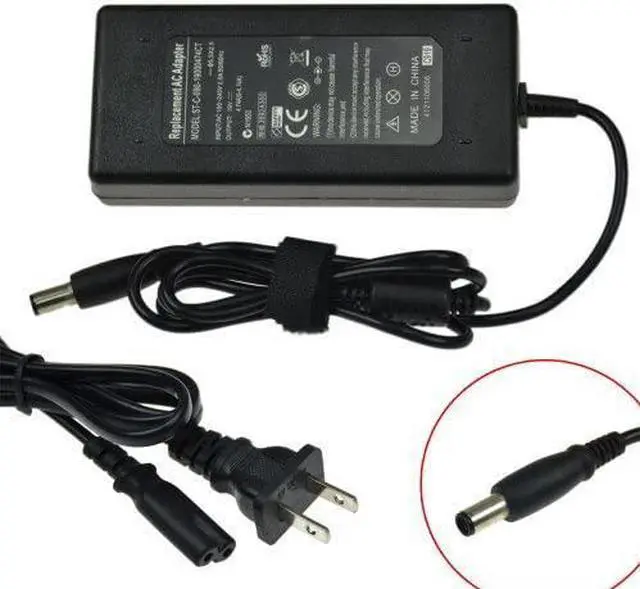 Alt view image 2 of 2 - 90W NEW Laptop AC Adapter/Power Supply/Charger+US Power Cord for HP Compaq Notebook