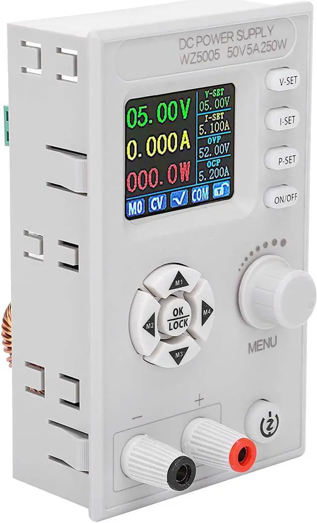 Alt view image 7 of 7 - DC Power Supply, Durable 0-250W 4?Digit Display Regulated Power Supply, Practical Small for Pc Upper Computer Electrical Equipment DC6?55V WZ5005