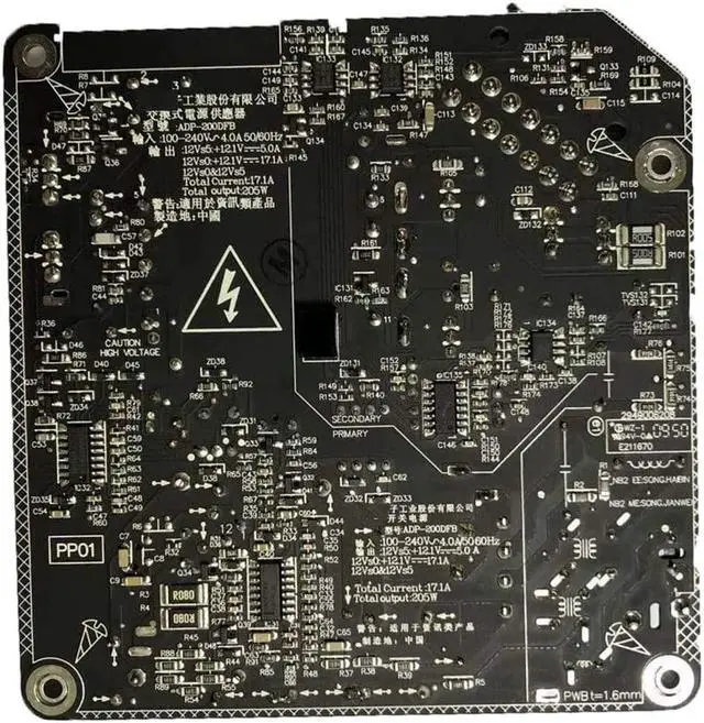 Alt view image 2 of 3 - Ittecc Replacement Power Supply Charge Board Fit for 21.5" iMac A1311 205W 614-0445 ADP-200DFB 205W (Late 2009, 2010,Late 2011)