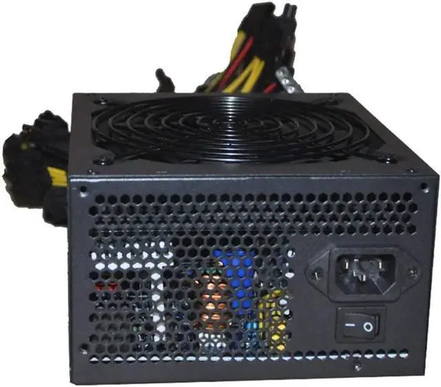 Alt view image 5 of 7 - Qewmsg ATX Mining Pc Power Supply Supports 8 Graphics Cards 100-240v Po